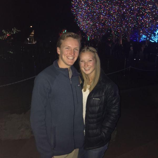 Our first date at the Blossoms of Light