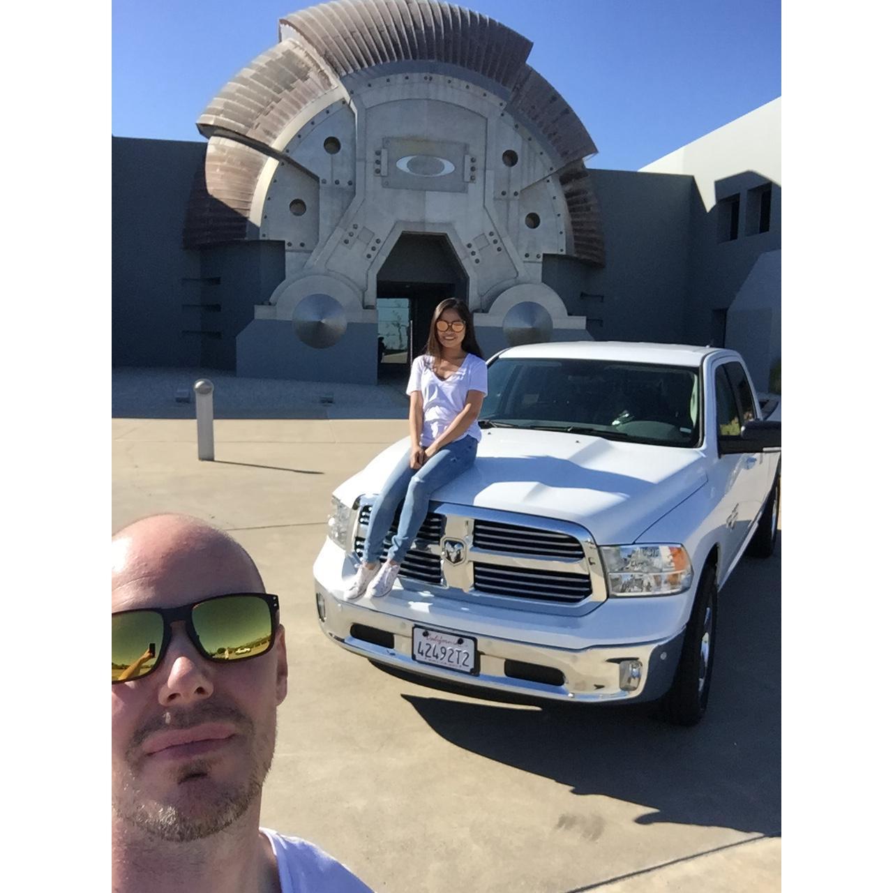 Posers at Oakley HQ, Foothill Ranch, California, 2019