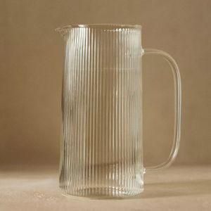 BOROSILICATE GLASS PITCHER WITH LINE DESIGN | Zara Home United States of America