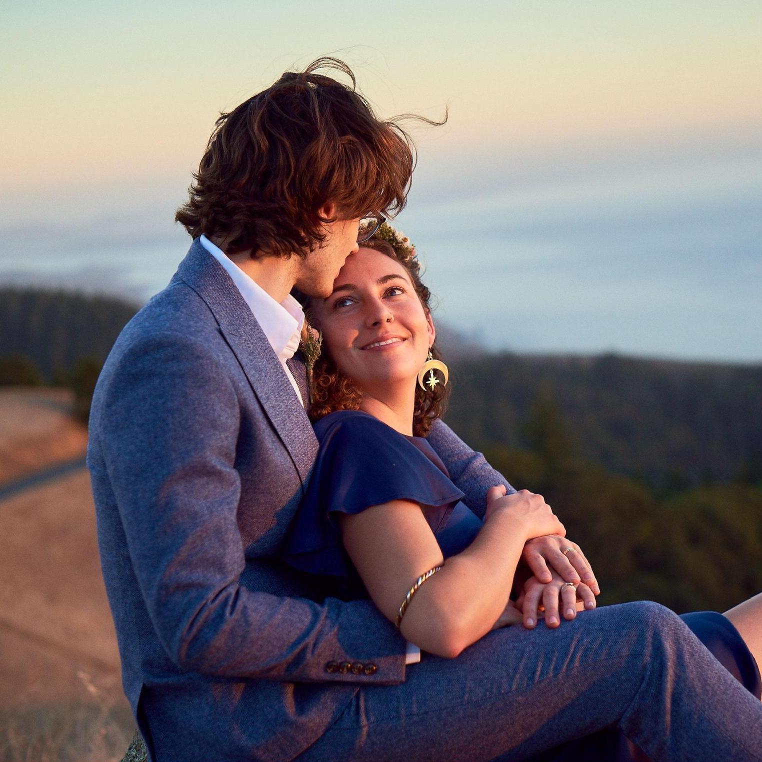 Our elopement! We hiked up to the top of Mt. Tam and had the viewpoint to ourselves as we said our vows.