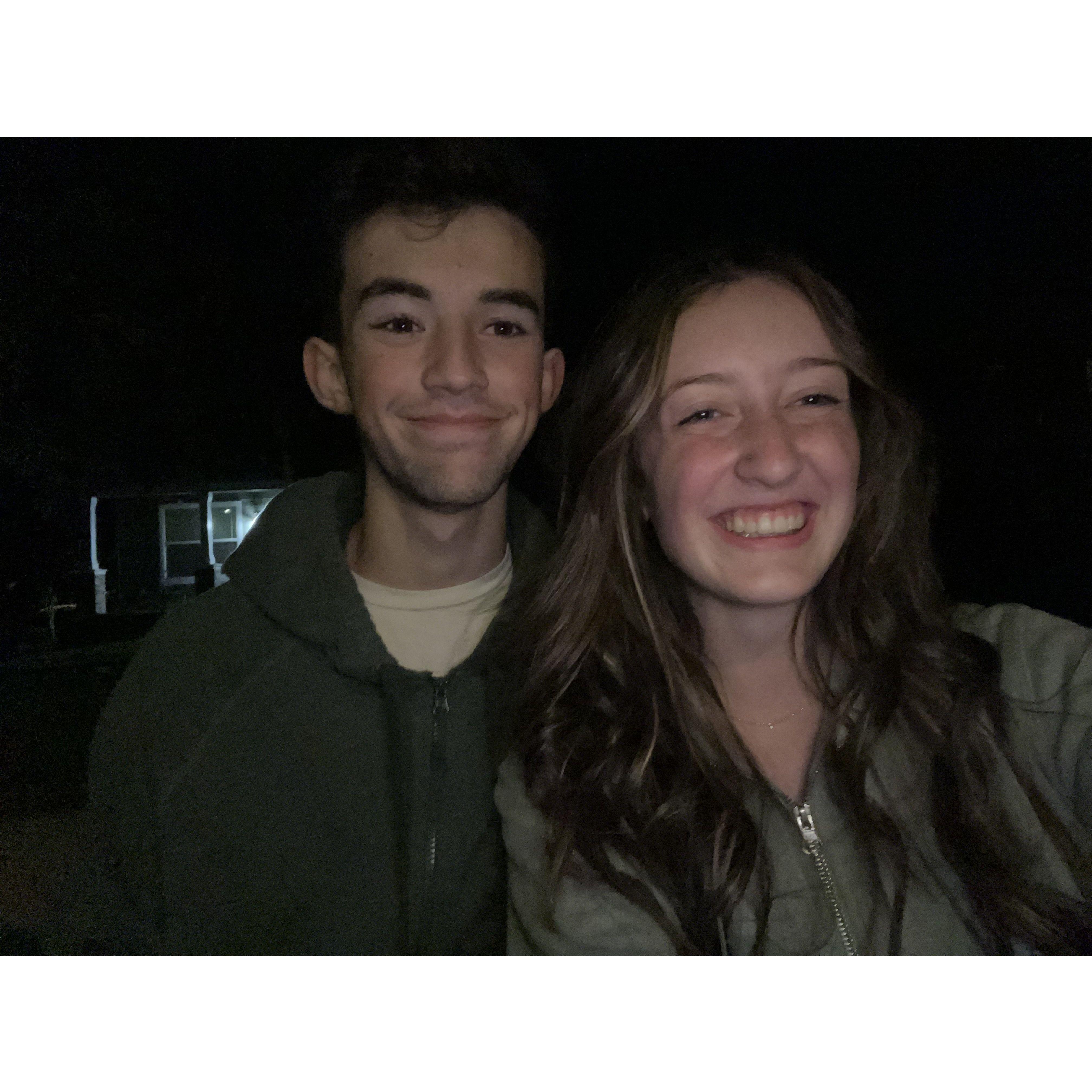 Our first picture together