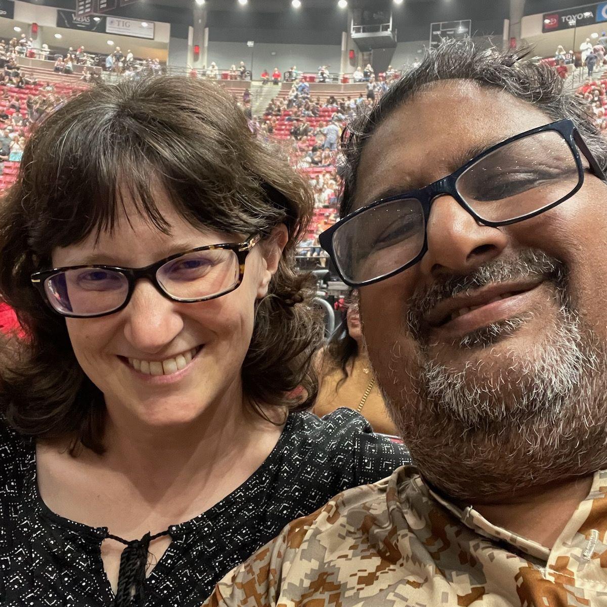 Bryan Adams concert where we first held hands. (July 2023)