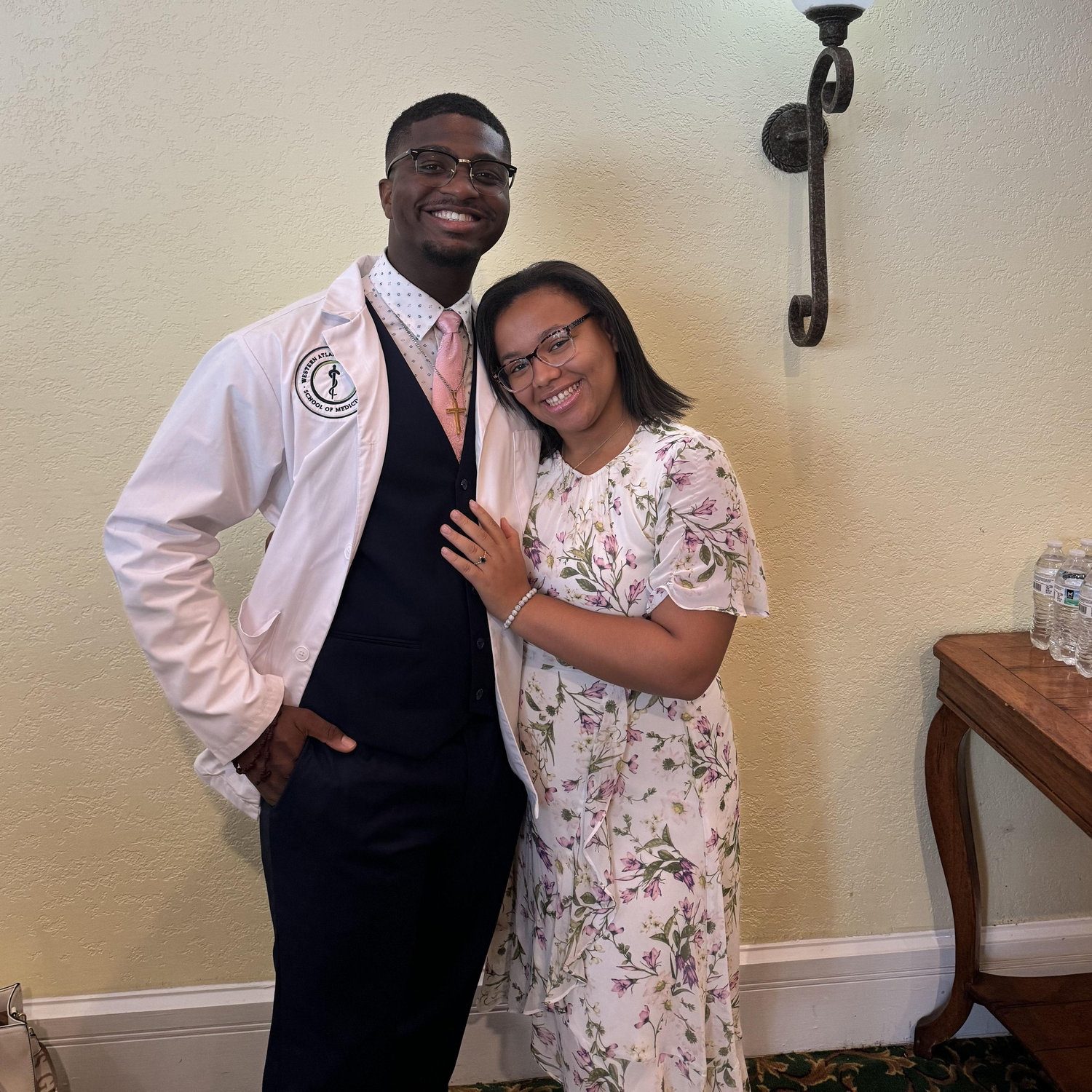 Khalil's White Coat Ceremony in the Bahamas