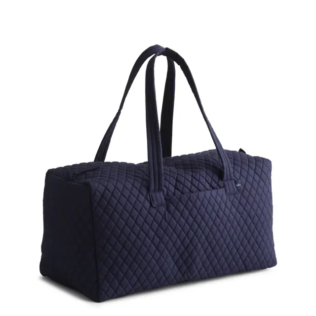 Vera Bradley Women's Outlet Cotton Large Travel Duffel Bag Peacoat