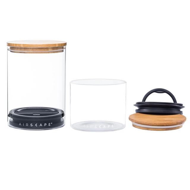 Airscape® Glass w/ Bamboo Lid, Medium 7-inch