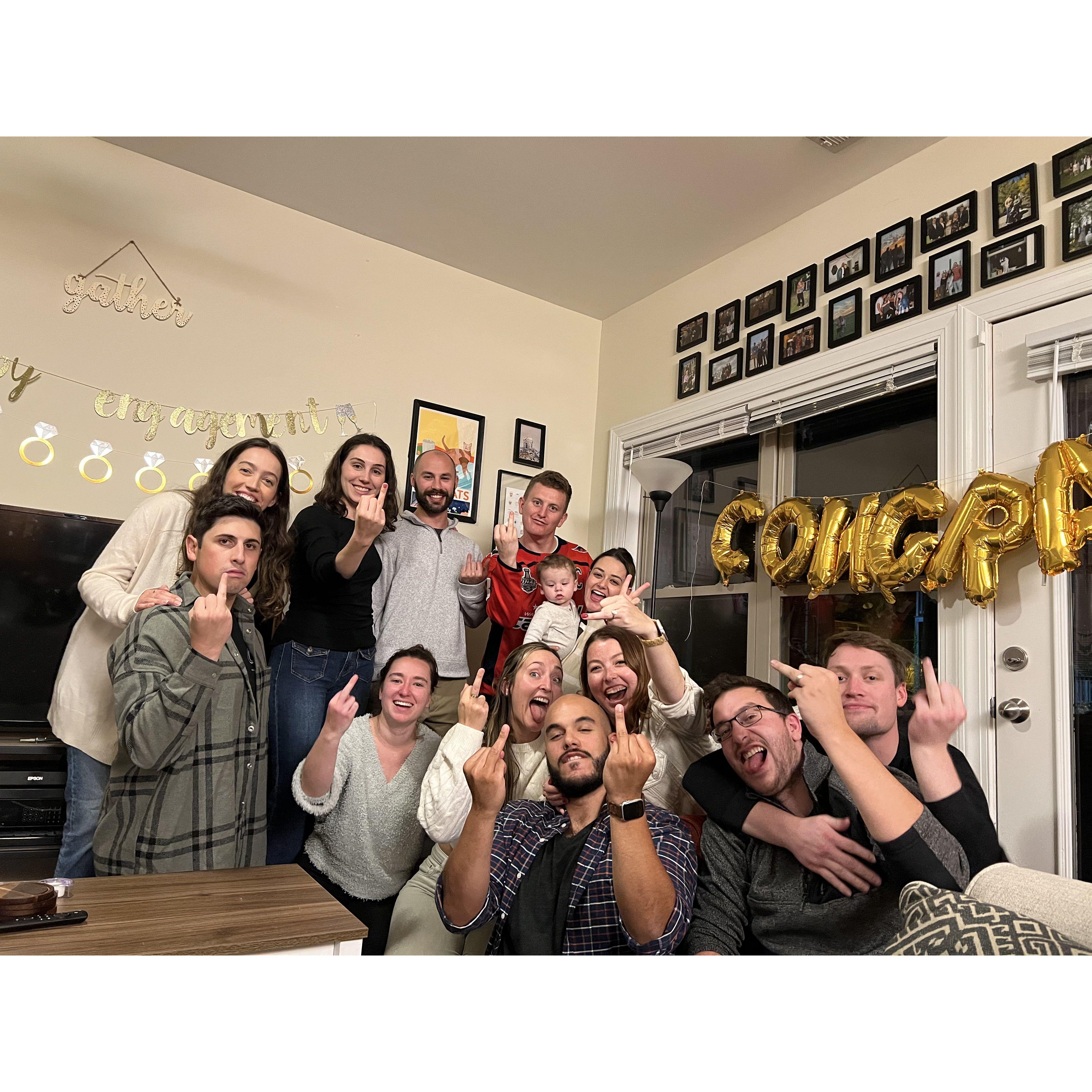 Shaynne surprised Julia with an engagement celebration with our Richmond family!