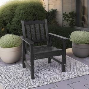 All Weather Outdoor Chair- Black