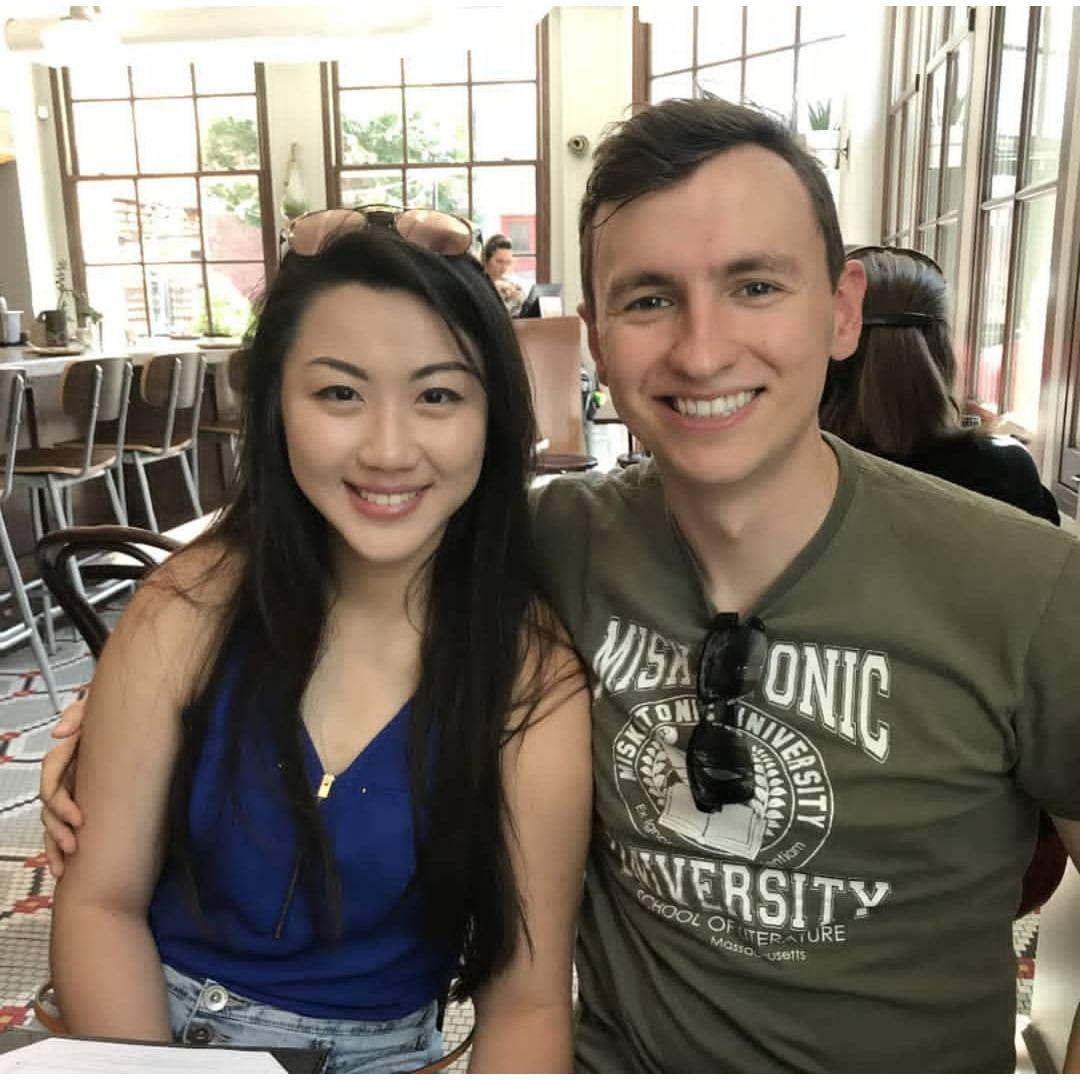 Our first photo together- June 30, 2018 at the now closed Salazar Restaurant in Cincinnati.