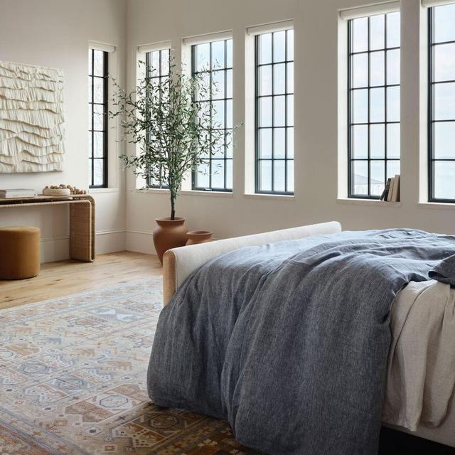 Stonewashed Linen Duvet Cover Indigo
