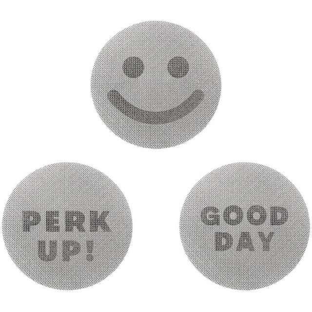 Generic Happy Puck Espresso Puck Screens (3 Pack) | Stainless Steel Mesh | For All Portafilter Sizes 58.5MM, 53.5MM, 51MM | Coffee Filter Screen (53.5mm)