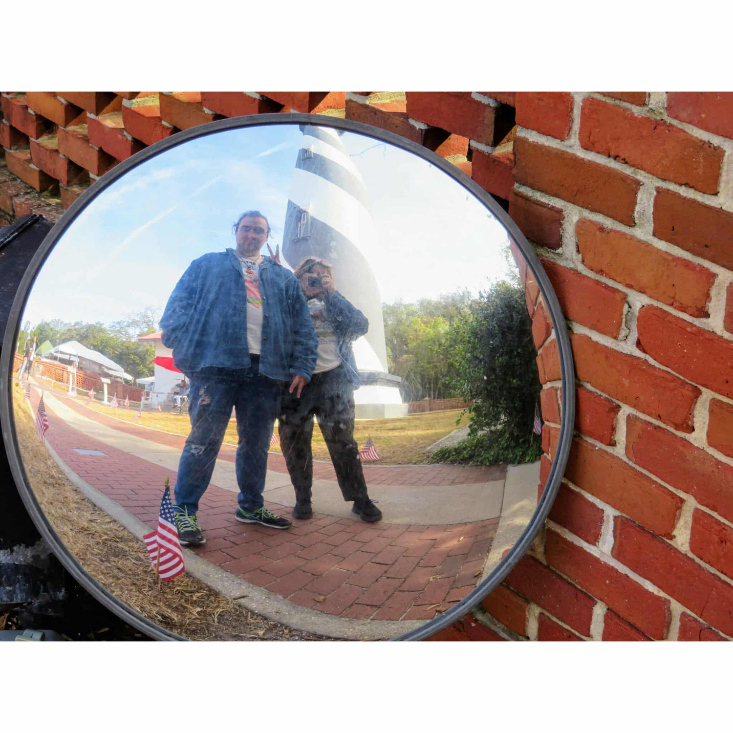December 11, 2024 - Us visiting the St. Augustine Lighthouse. We could barely walk after but we made it all the way to the top. Totally worth it!
