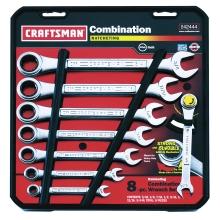 Craftsman 8 Piece Standard Pawless Combination Ratcheting Wrench Set (00922984) - Specialty Wrenches - Ace Hardware