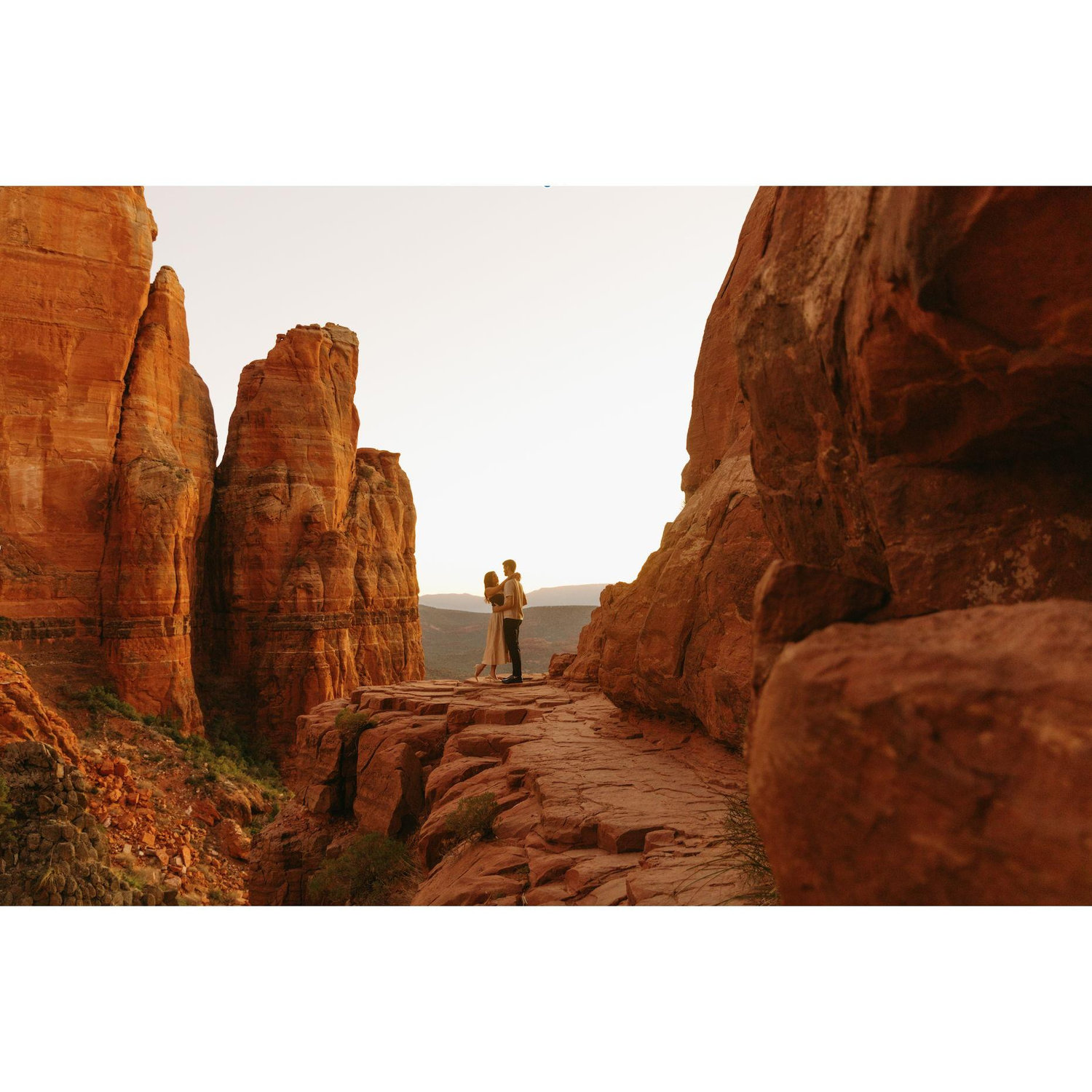 We took our engagement photos at Cathedral Rock in Sedona.