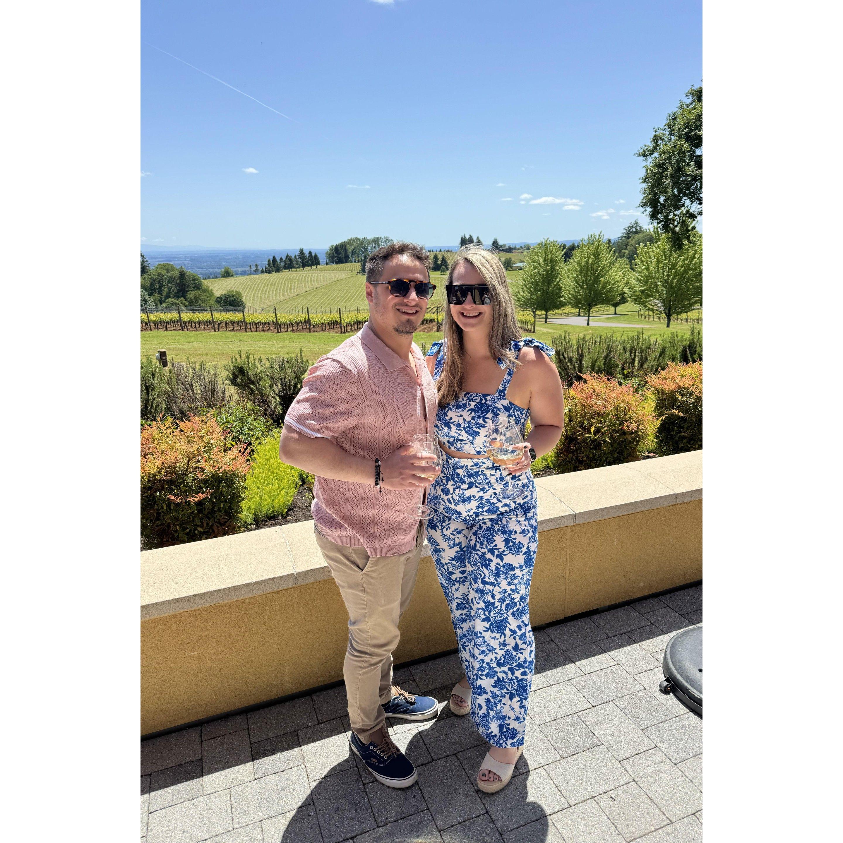 Winery day in Oregon