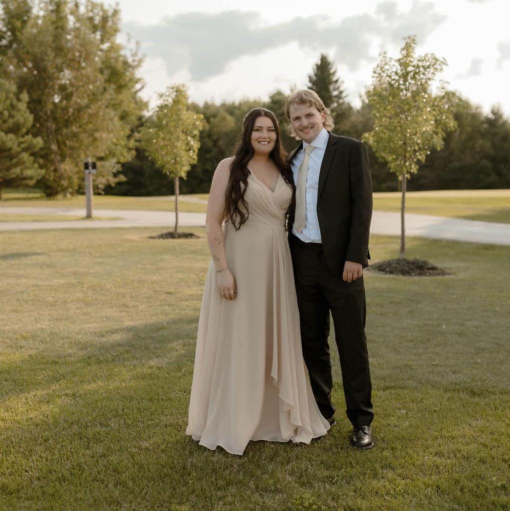 We clean up nice together