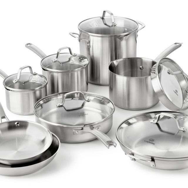 Calphalon Classic Stainless Steel 14-pc. Cookware Set