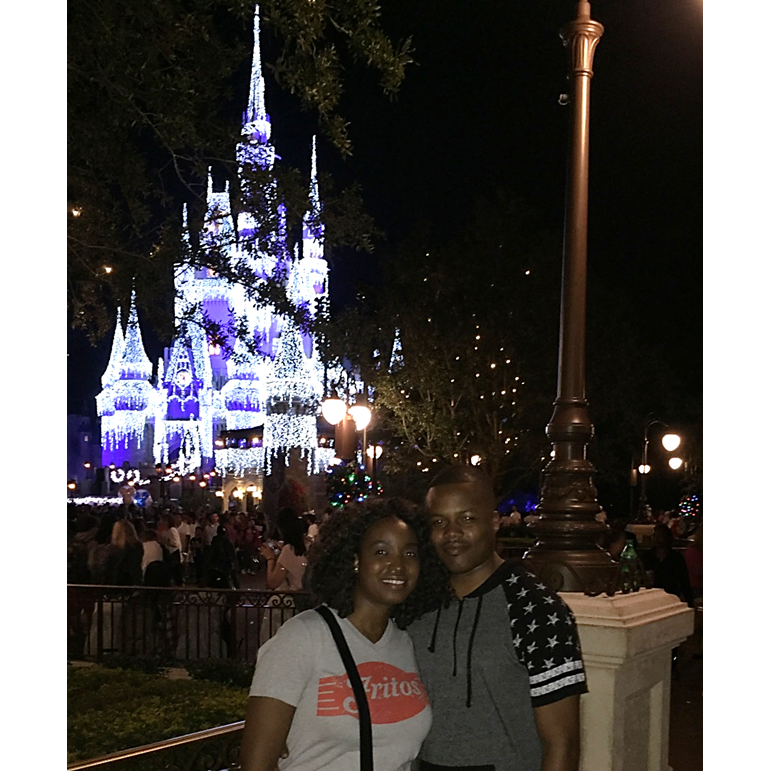 Christmas Eve at Disney World 2016...the night before Kevin proposed!!!