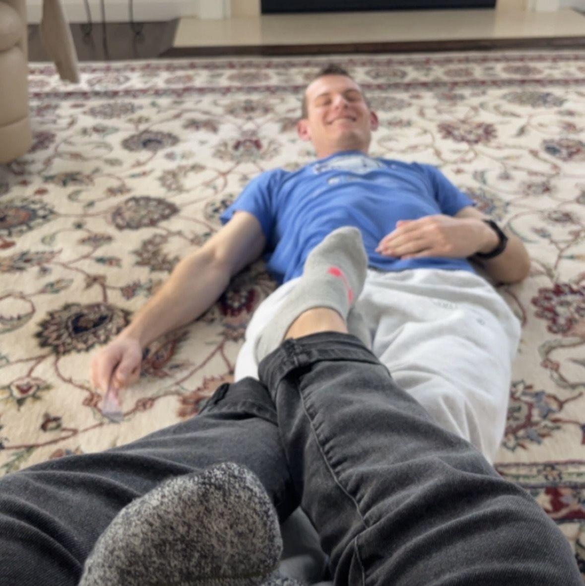 Playing footsies! (December 2023)