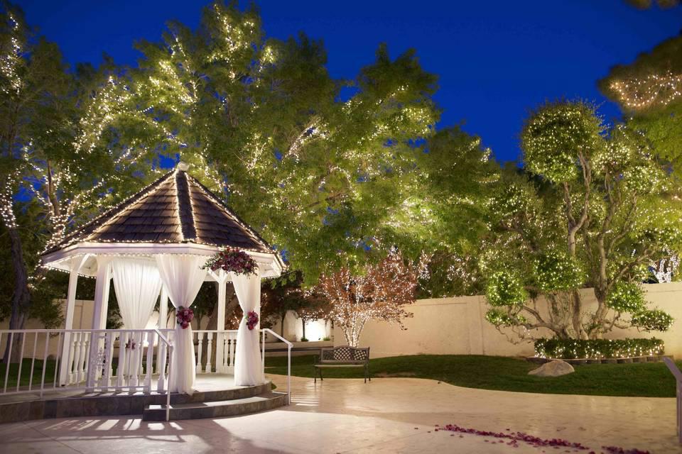 The gazebo where we will be having the ceremony!