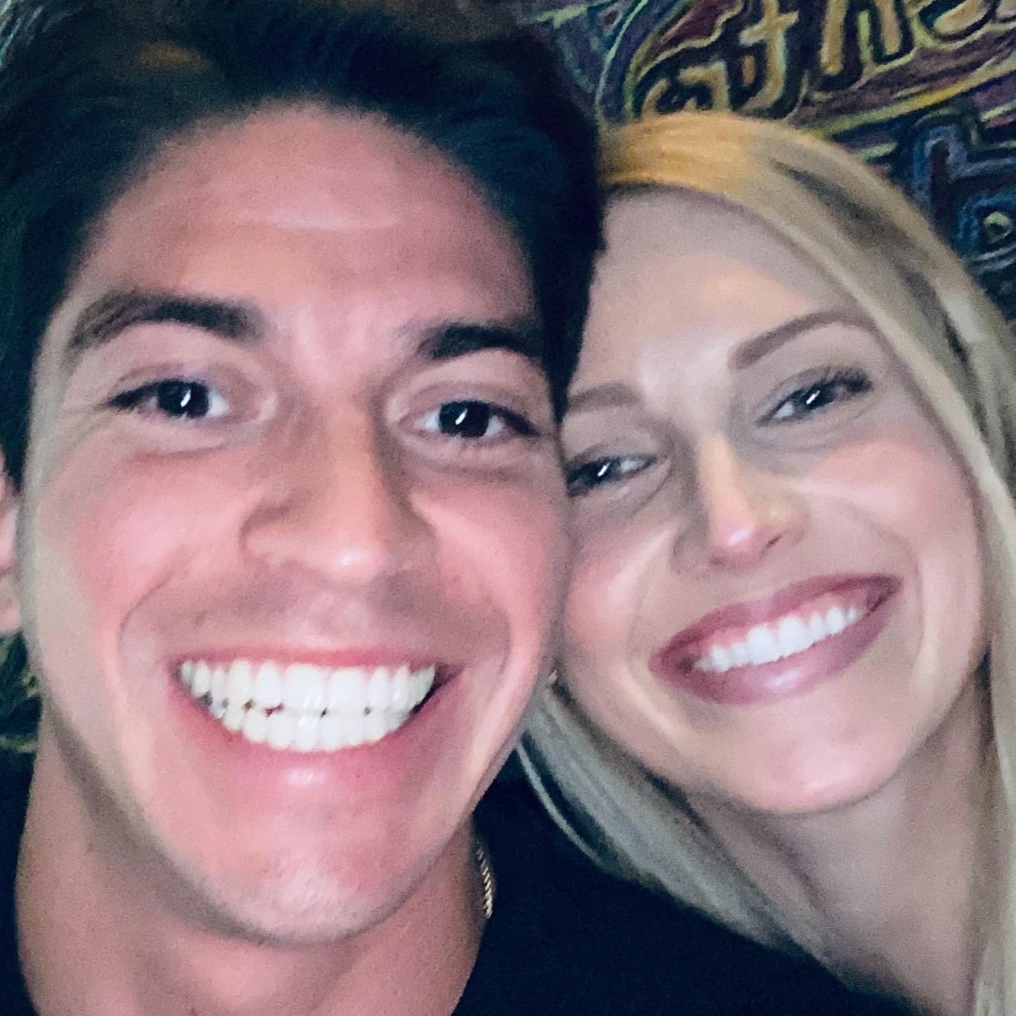 First selfie after we started dating (again)!
