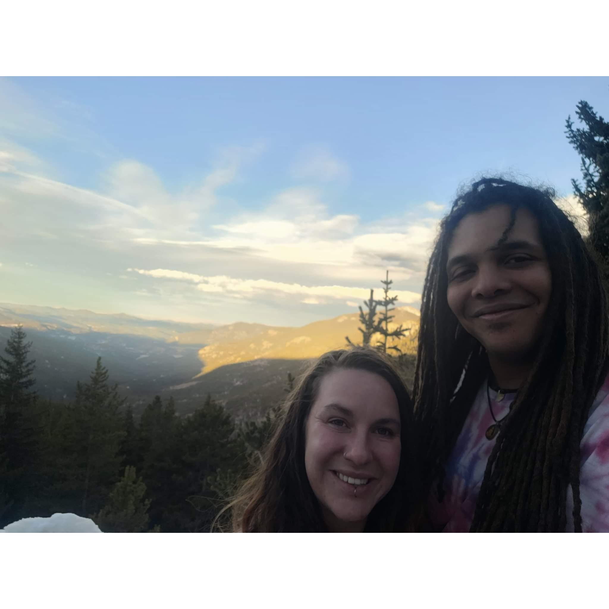 Up in the mountains of Colorado