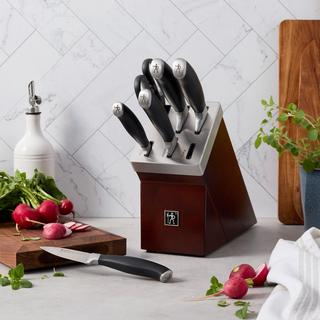 Elan 7-Piece Self-Sharpening Knife Block Set