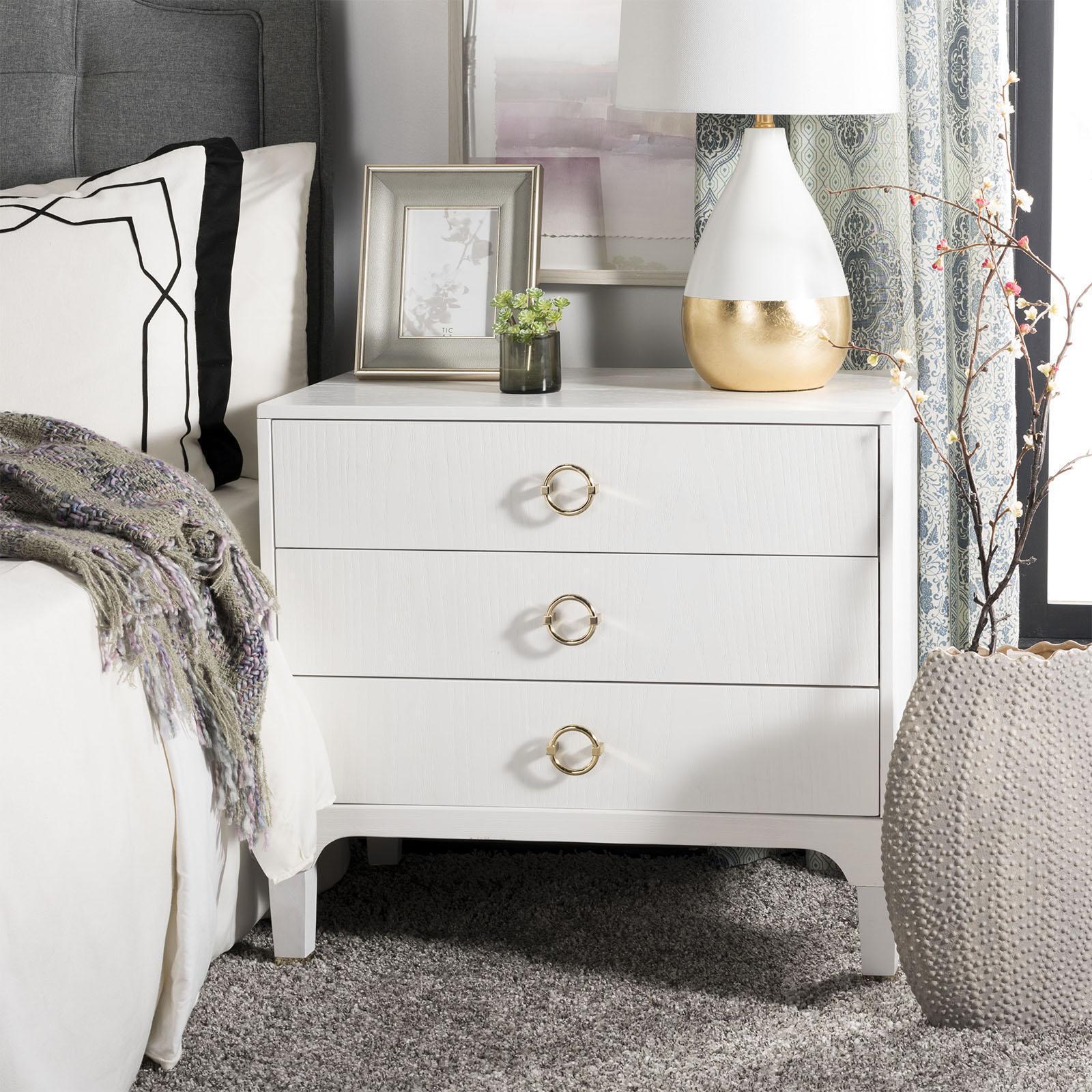 Safavieh Lorna 3 Drawer Nightstand Zola