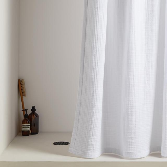Organic Cloud Cotton Shower Curtain