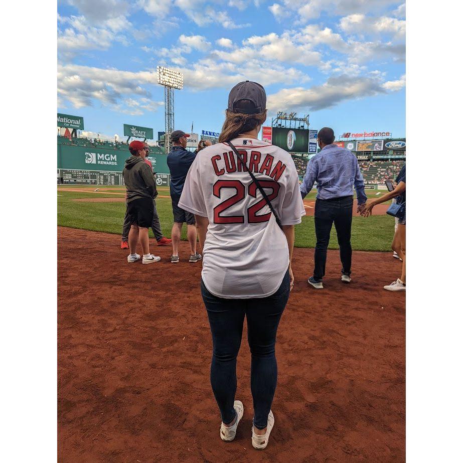The time Meghan got to go on to the field!
