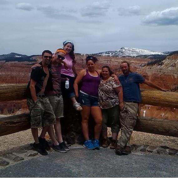 Cedar Breaks lookout. Alicia, Gina and crew — their cross-country road trip with Charlie and Alex!