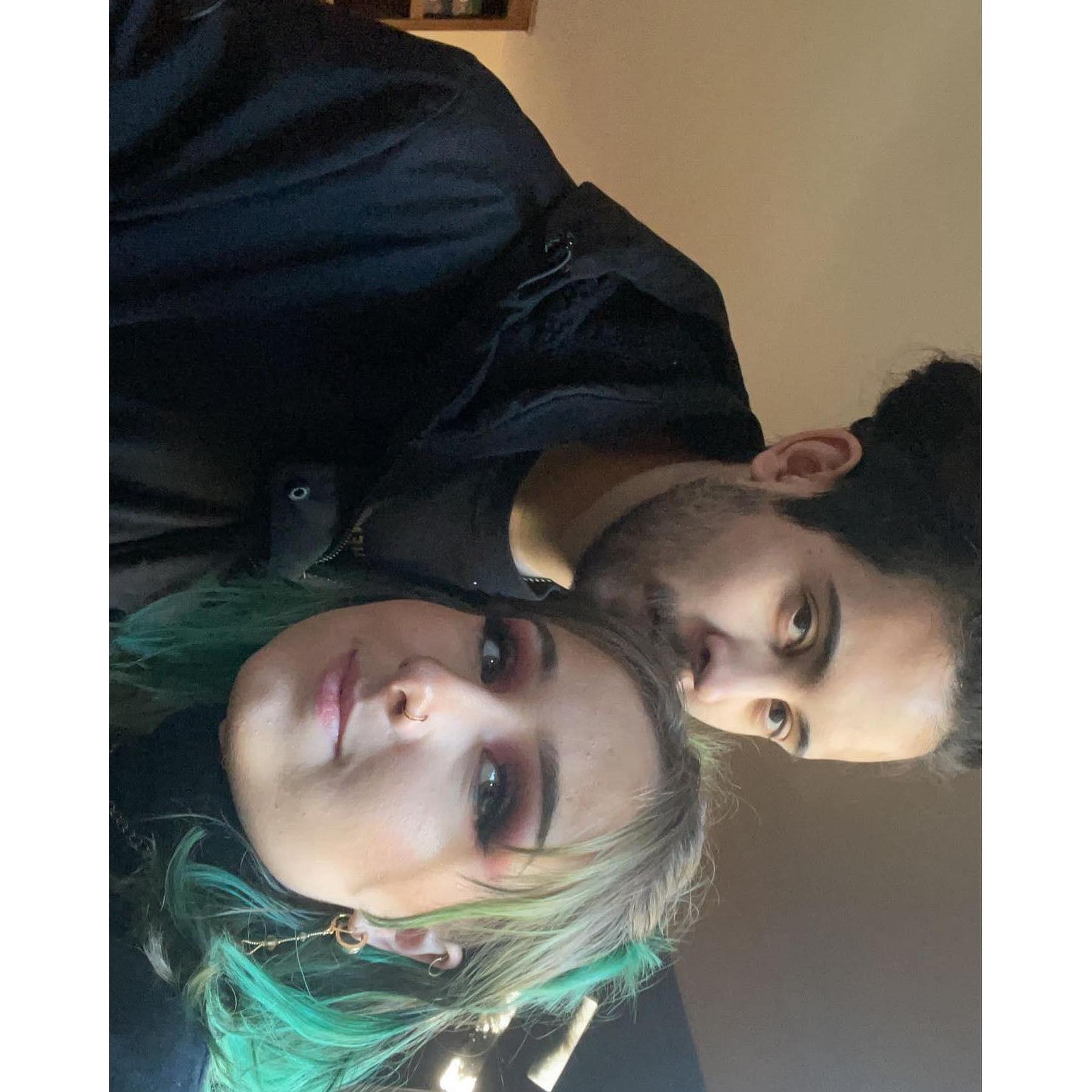 This was Thanksgiving day 2021, we of course had to match with all-black outfits.