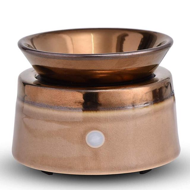 kobodon Ceramic Candle Wax Warmer, Scentsy Warmer, Home Fragrance Diffuser, Wax Melter for Scents Fragrances Candles Oils, 2-in-1 Warmer Scented Candles or Wax Melts, Gifts for Spa Home Office