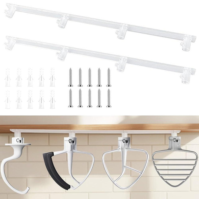 SIUDANGKA Stand Mixer Attachment Holder Compatible with KitchenAid Stand Mixer Accessories and Attachments, Stand Mixer Attachment Organizer for Kitchen Aid Mixer Accessories