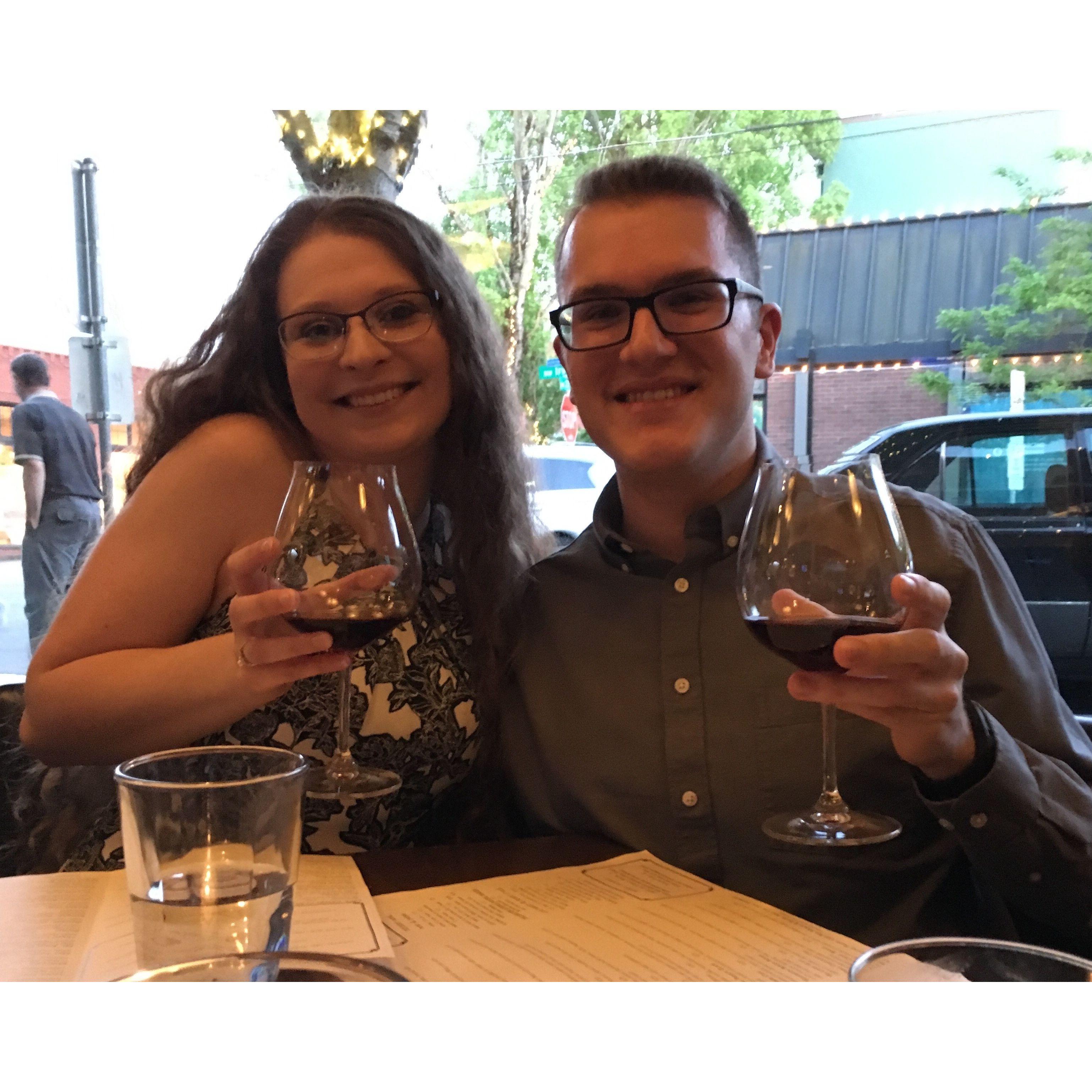May 11th, 2018: Lindsay's 22nd birthday dinner