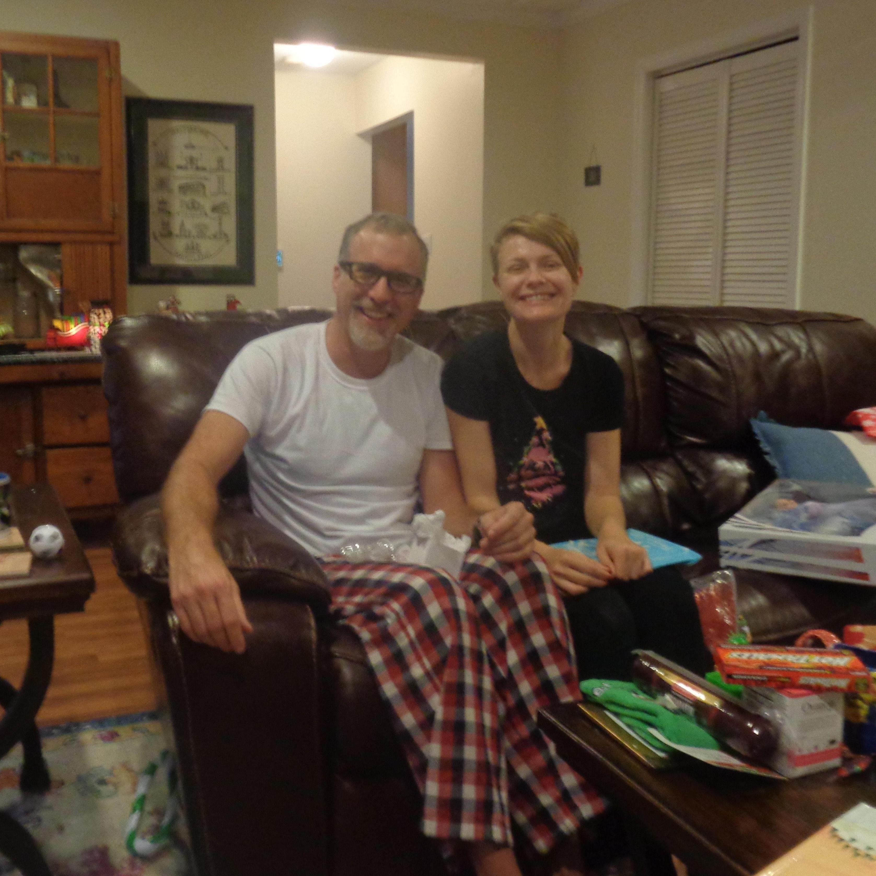 Christmas morning 2019 - the greatest gift was sharing the day together (oh, and the food)