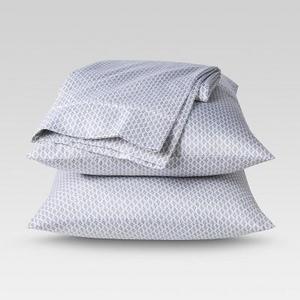 Performance Sheet Set (Queen) Patterned Gray 400 Thread Count - Threshold™