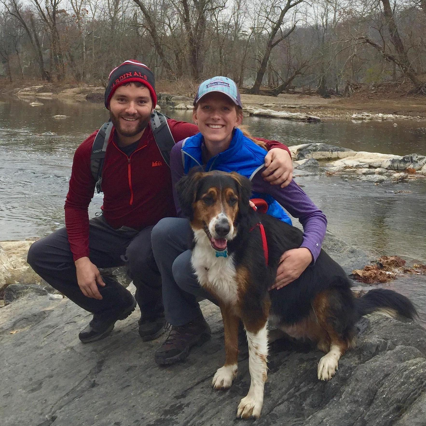 Spending 2016 Black Friday on a hike for #optoutside. Mackey was a big fan.
