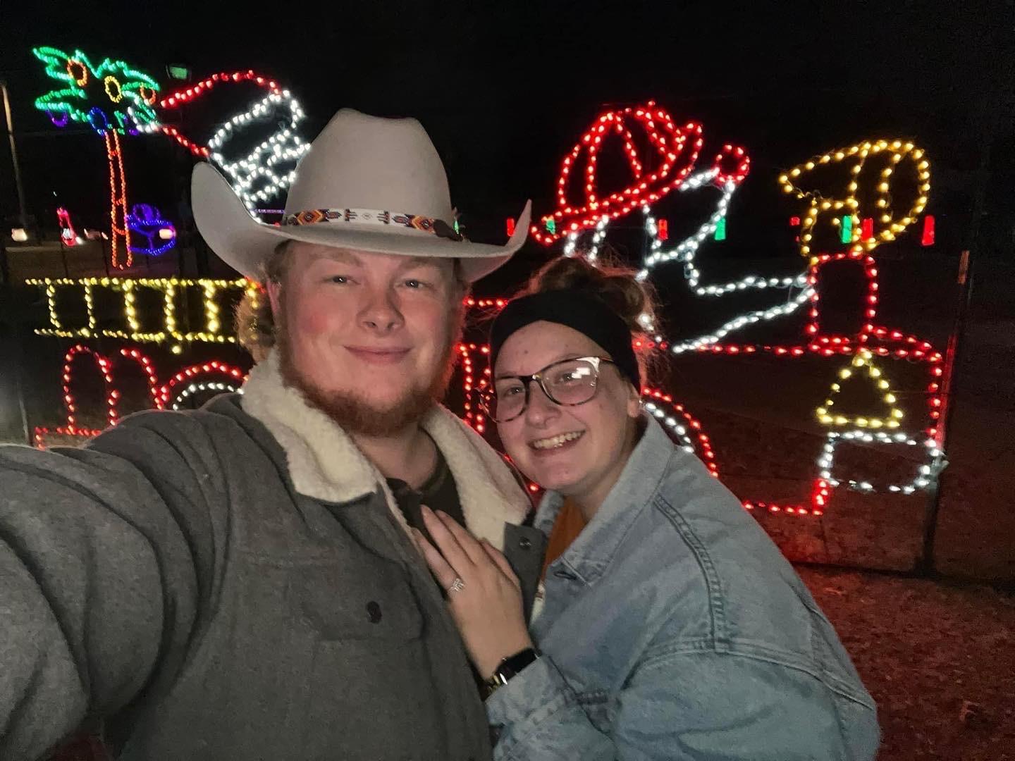 The night we got engaged!