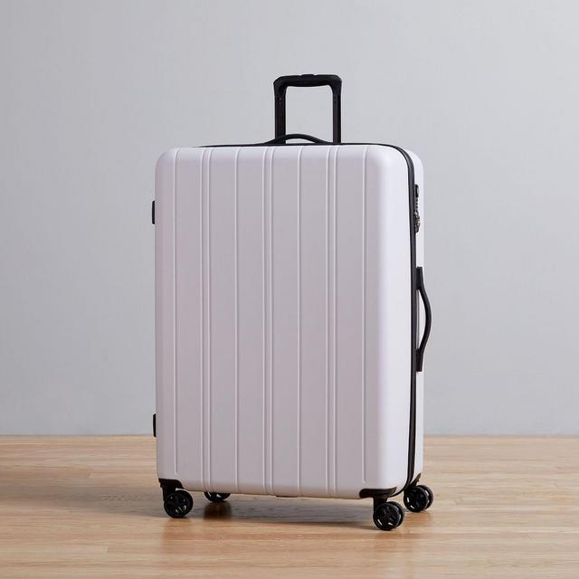 west elm Hardside Spinner Luggage, Platinum, Large