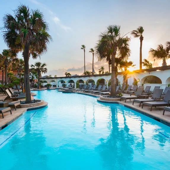 Stay awhile and enjoy poolside views~