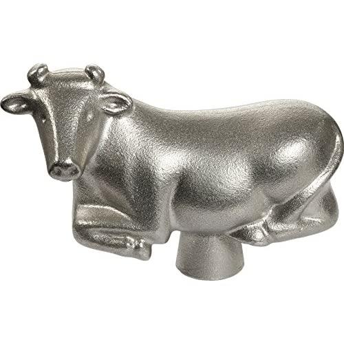 Staub 40511 486 Cow lid knob, Stainless Steel, Silver