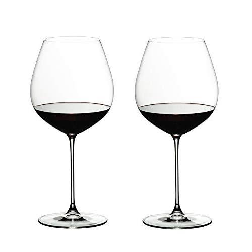 Riedel 6449/07 Veritas Pinot Noir Wine Glasses, Set of 2, Clear