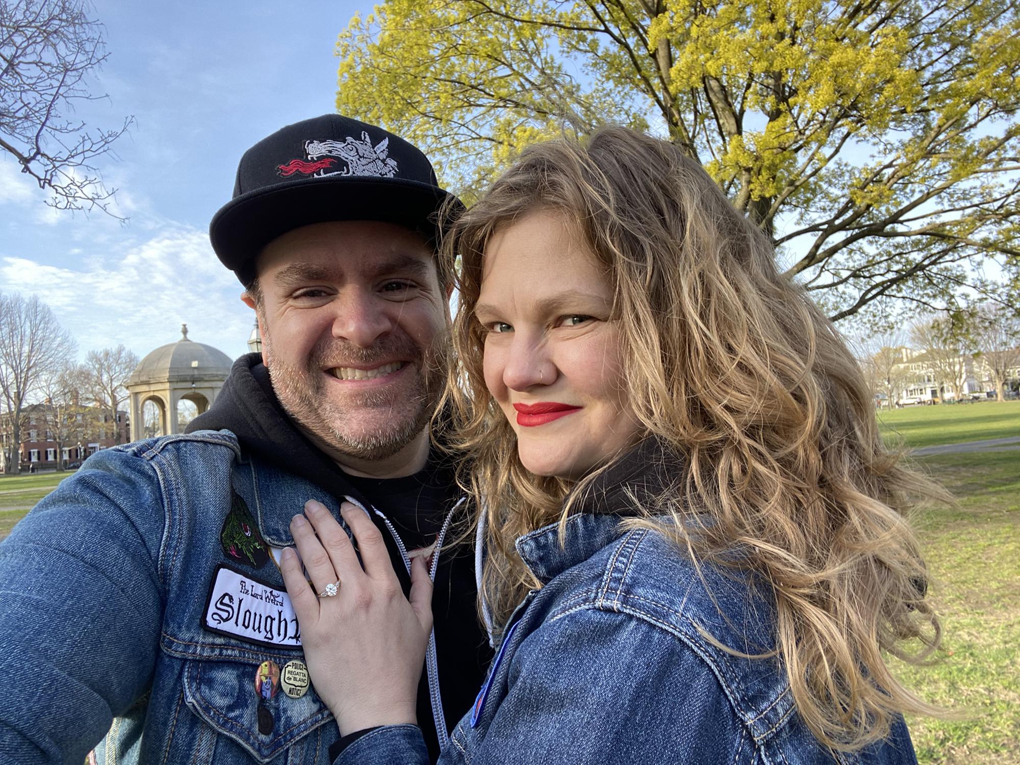 Missy’s first “look at my ring” picture