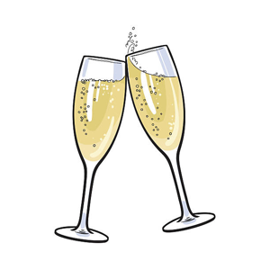 Champagne Toast for the Newlyweds