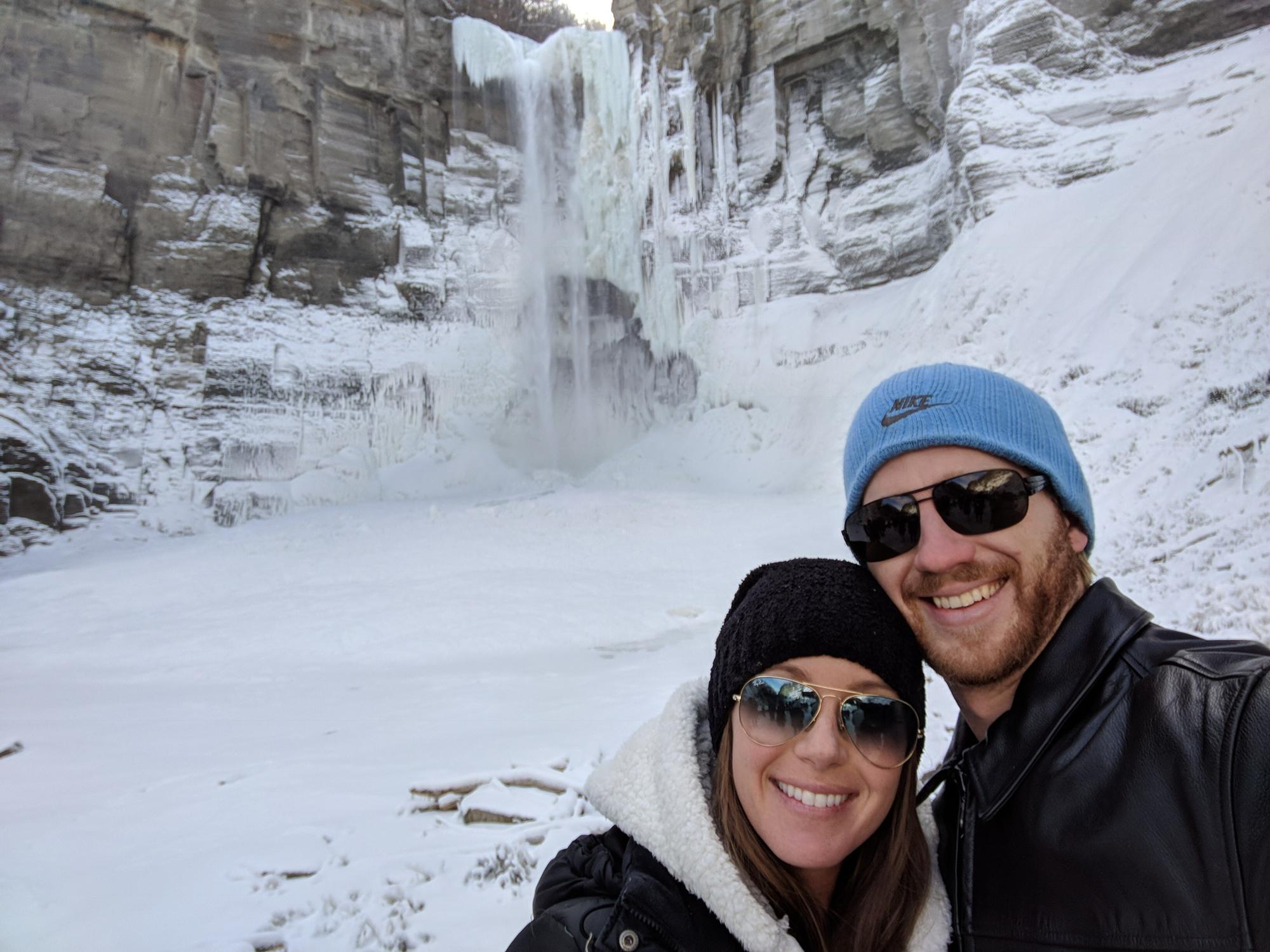 Our first time to Taughannock Falls in the finger lakes