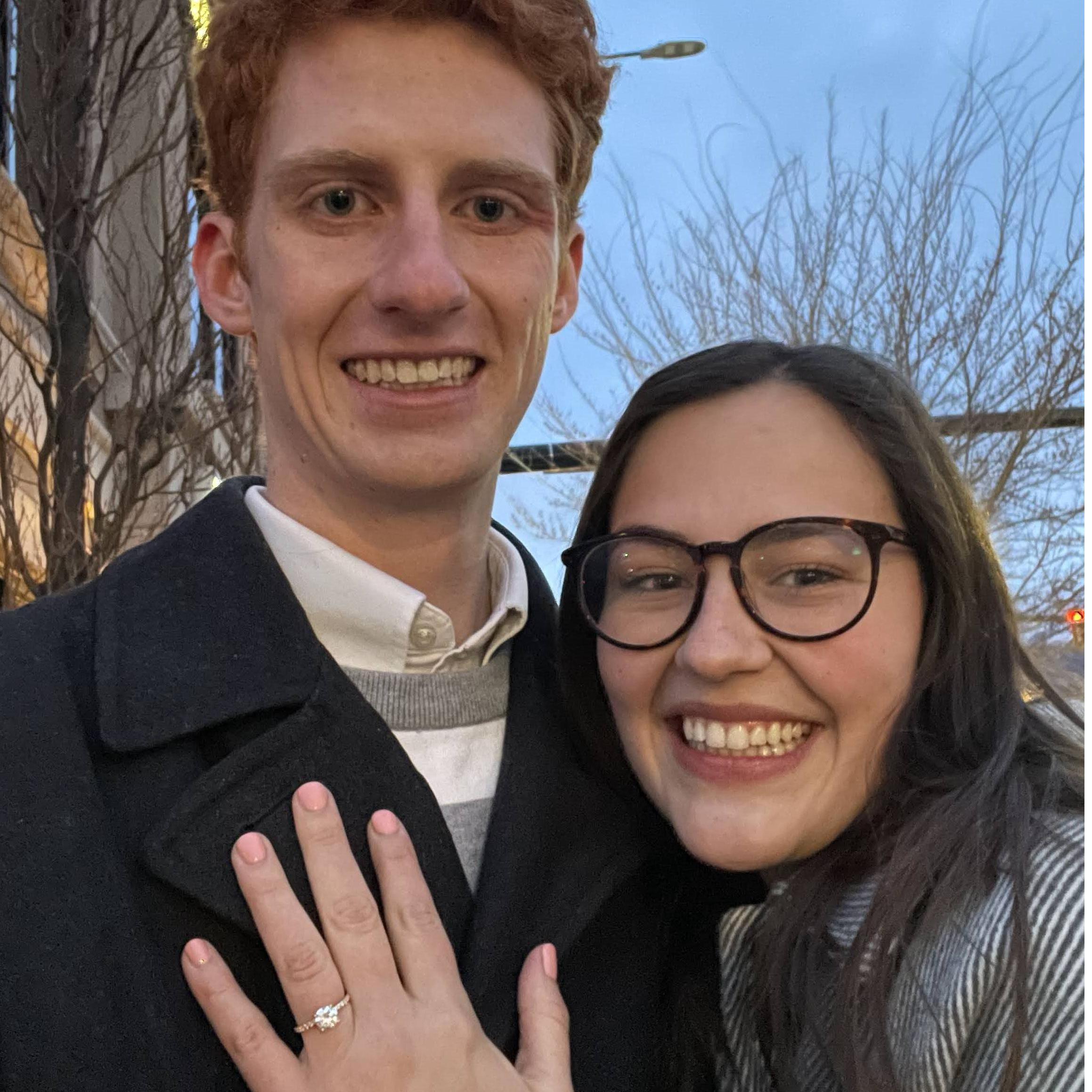 The night we got engaged!