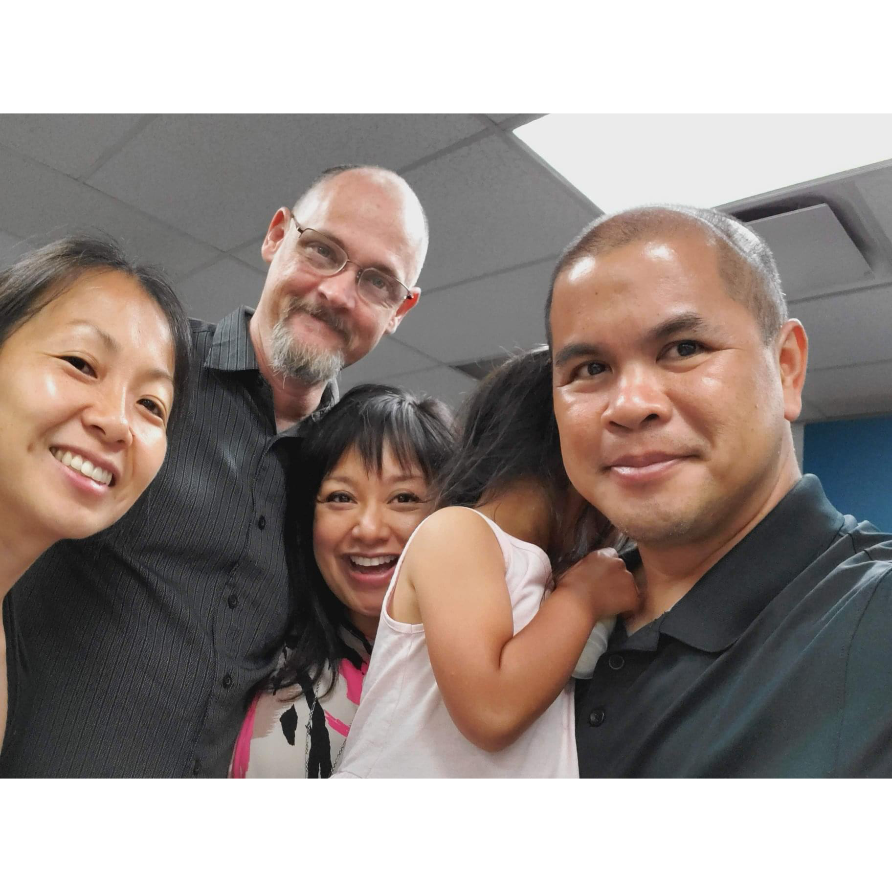 With Fernando, Kayo, and Aya
