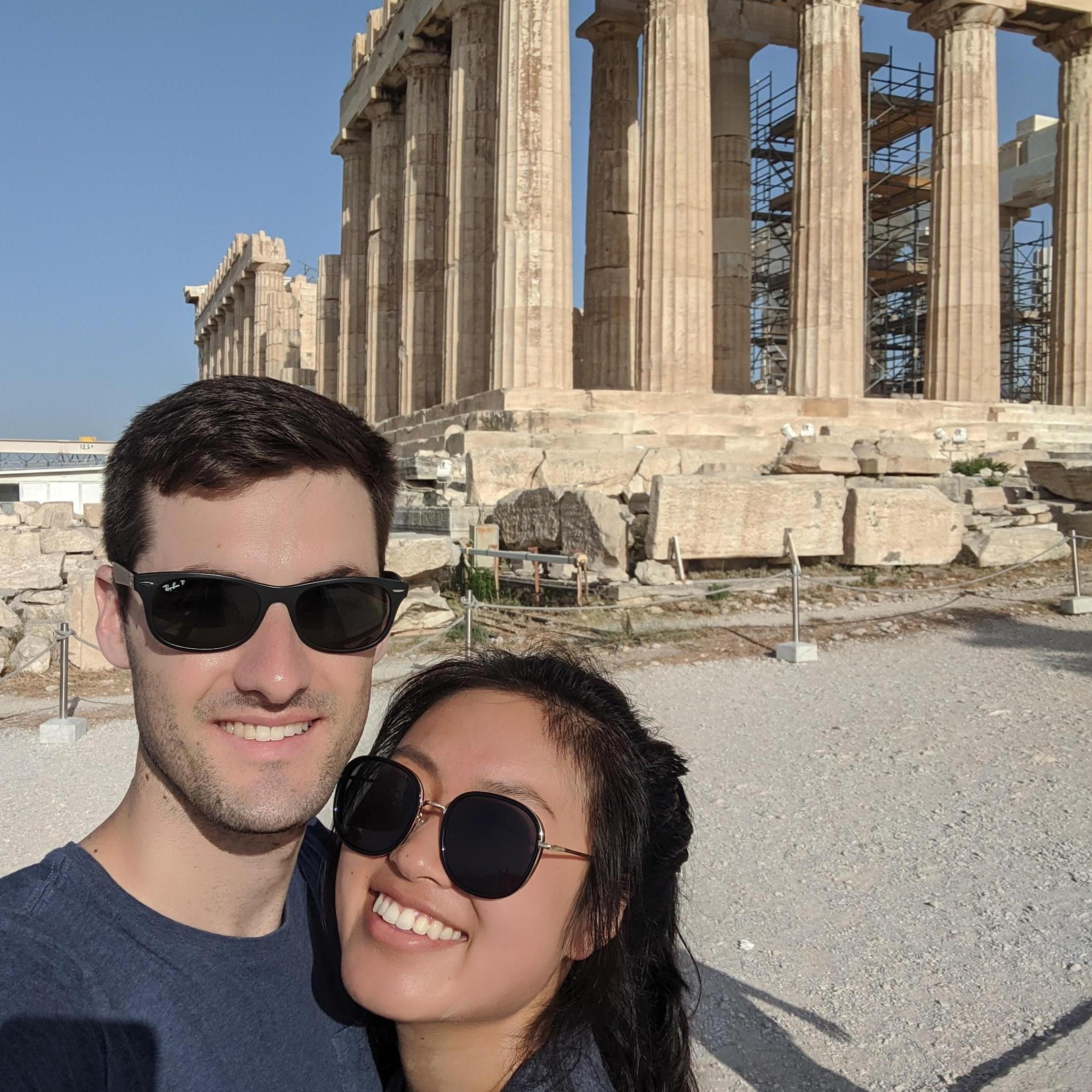 At the Acropolis!