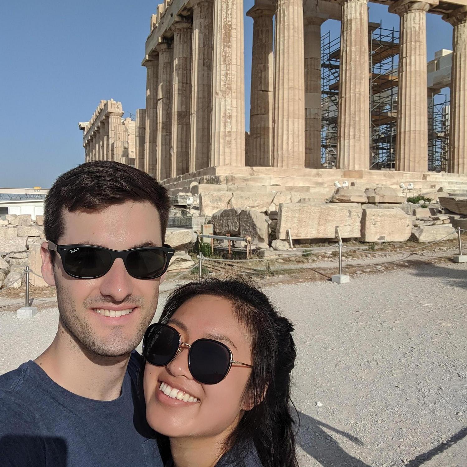 At the Acropolis!