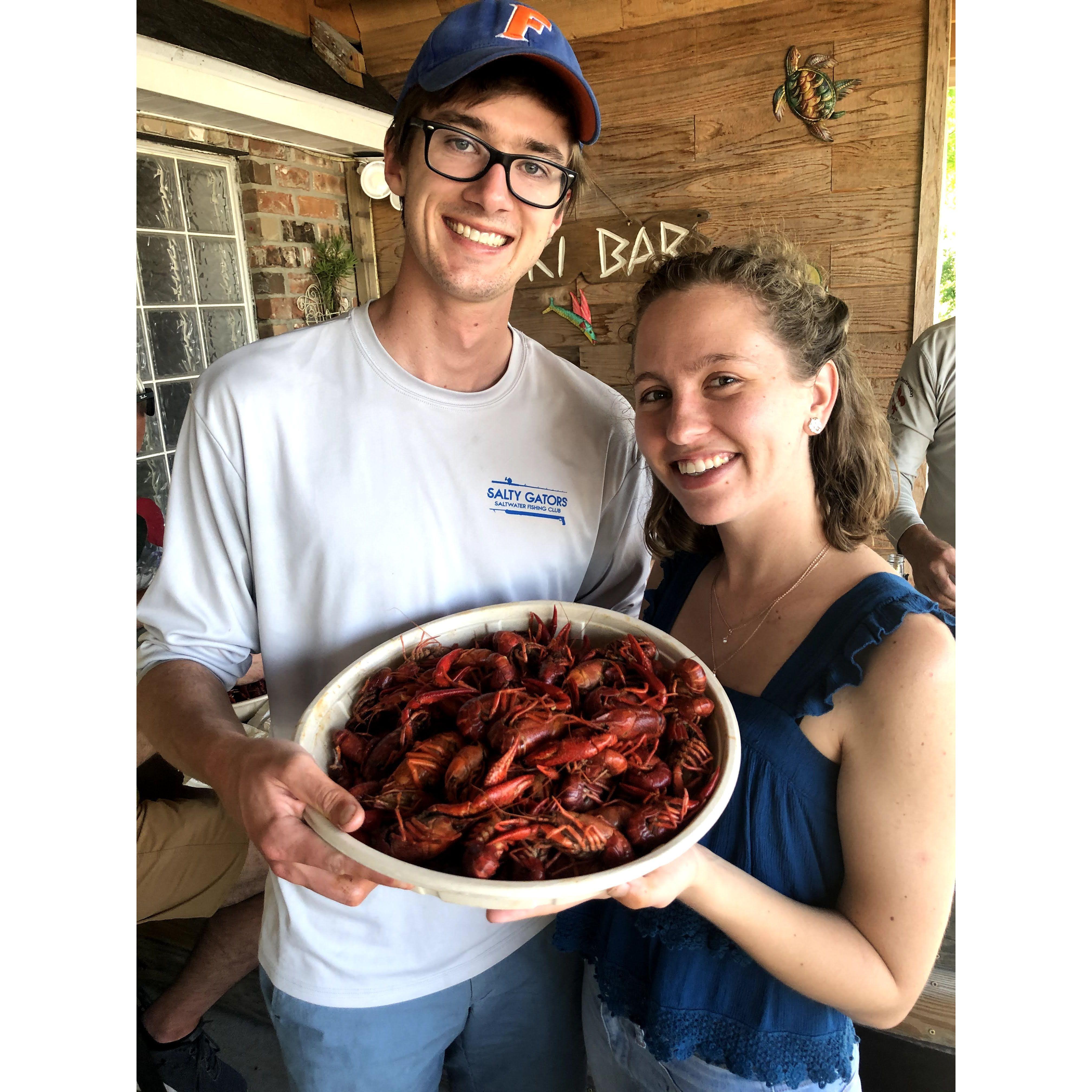 Louisiana Crawfish boil!